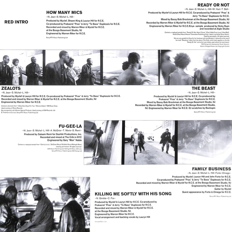 フージーズ / Fugees The Score［※輸入盤,生産国:EU,品番:SVLP 37