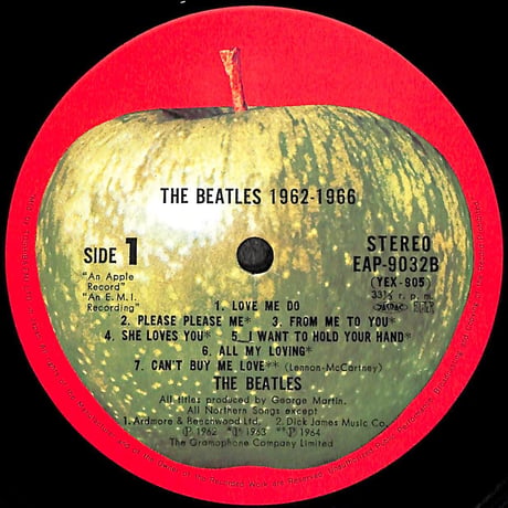 ザ・ビートルズ / 1962-1966 [※国内盤,品番:EAP-9032B,2枚組］[ポスター付き](LPレコード)
