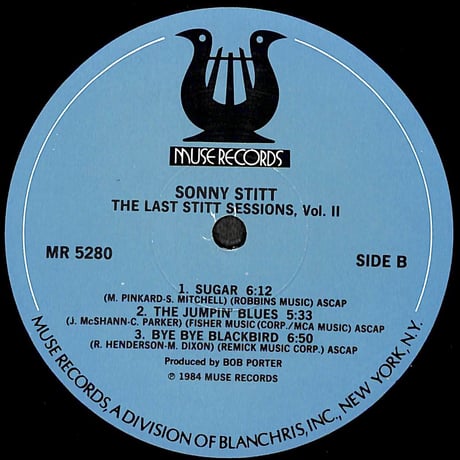 ソニー・スティット / The Last Stitt Sessions, Vol. 2［※輸入盤,生産国:US,品番:MR 5280］(LPレコード)