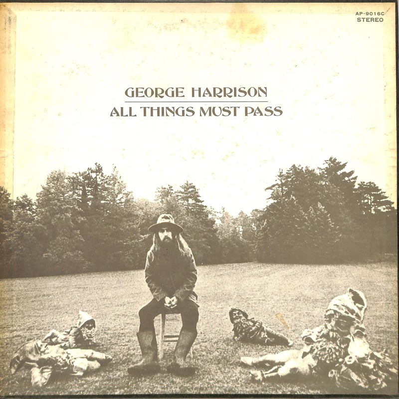 ジョージハリスン All Things Must Pass 赤盤 LP レコード ジョージ・ハリスン / ALL THINGS MUST PASS（赤盤,AP-90160）（L