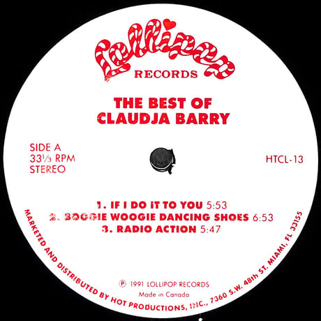 クラウディア・バリー / The Best Of Claudja Barry [※輸入盤,生産国:Canada,品番:HTCL 13,2枚組］(LPレコード)