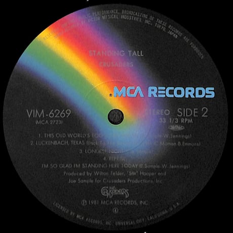クルセイダーズ / スタンディング・トール [※国内盤,品番:VIM-6269］(LPレコード)