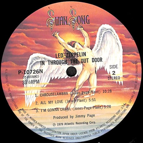 レッド・ツェッペリン / In Through The Out Door [※国内盤,品番:P-10726N］(LPレコード)