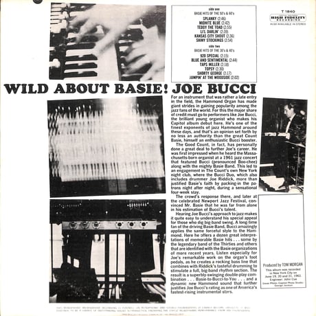 ジョー・ブッチ・デュオ / Wild About Basie! [※輸入盤,生産国:US,品番:T 1840］(LPレコード)