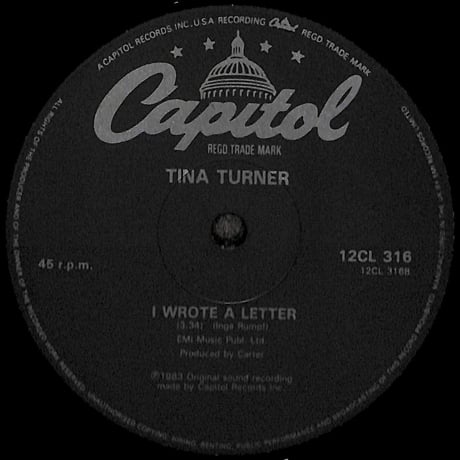 ティナ・ターナー / Let's Stay Together [※輸入盤,生産国:UK,品番:12CL 316,45 RPM］(LPレコード)