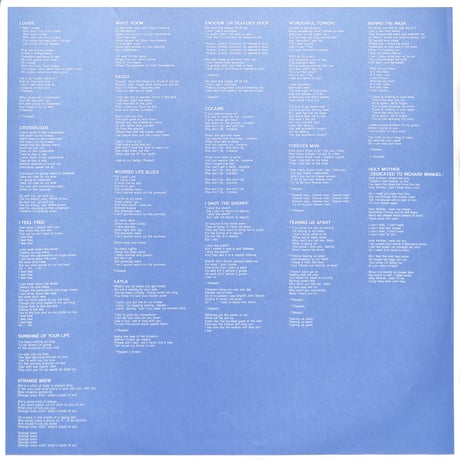 エリック・クラプトン / グレイテスト・ビデオ・ヒッツ [発売年:1989年][※品番:VAL-3119](Laser Disc)