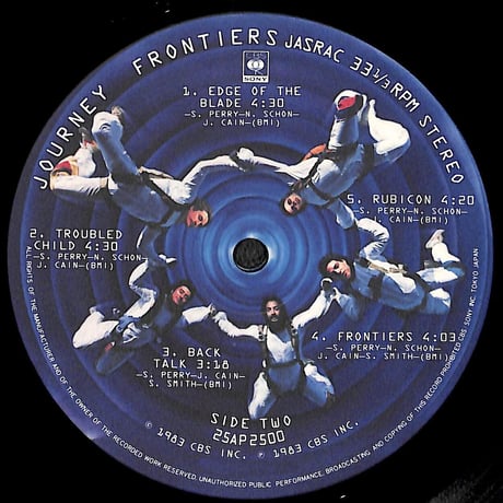 ジャーニー / Frontiers [※国内盤,品番:25AP-2500］(LPレコード)