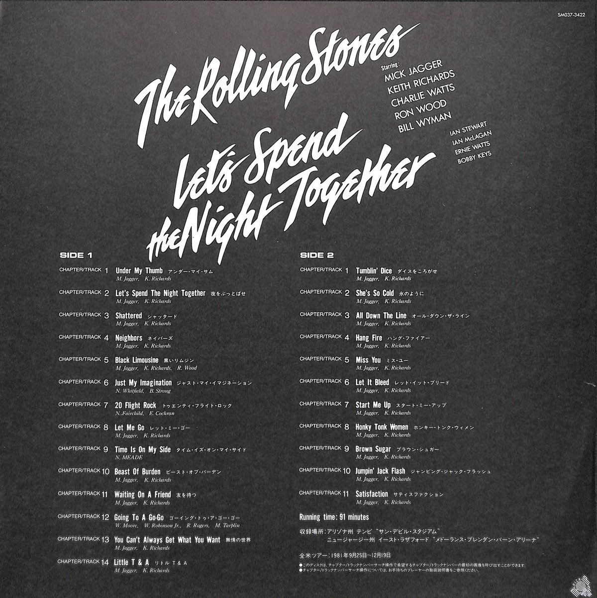 ローリング・ストーンズ / Let's Spend The Night Together [発