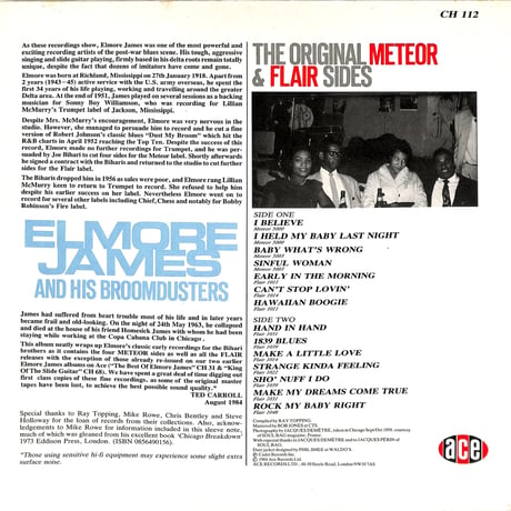 Elmore James And His Broomdusters / The Original Meteor & Flair Sides（LPレコード）