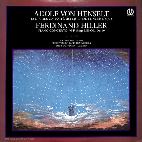 ミヒャエル･ポンティ / ヘンセルト:12の性格的練習曲 作品2 [※国内盤,品番:H-6027V］(LPレコード)