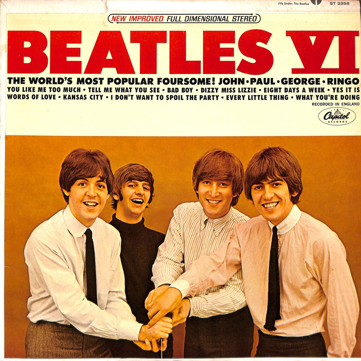 ビートルズ / Beatles VI [※輸入盤,生産国:US,品番:ST 2358］(LP