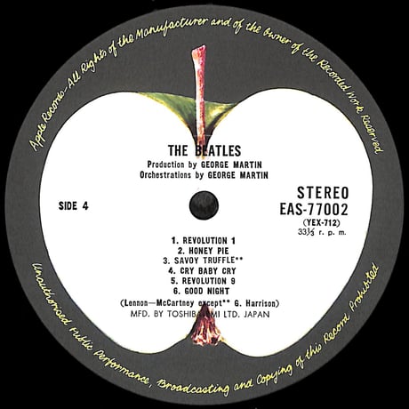 ザ・ビートルズ / ザ・ビートルズ [※国内盤,品番:EAS-77001•2,2枚組］ (LPレコード)