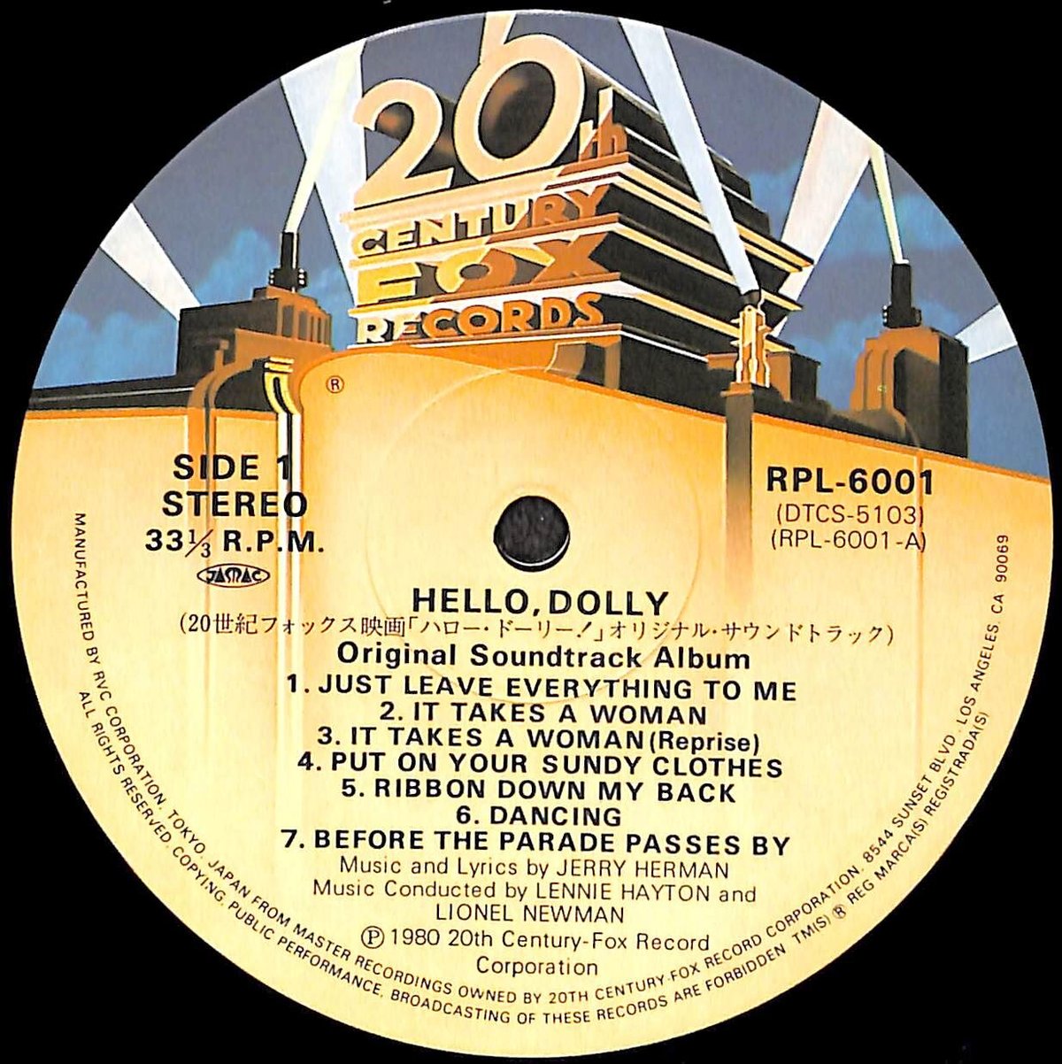 Hello Dolly! Original Motion Picture Soundtrack