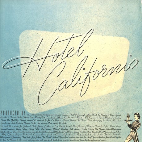 イーグルス / ホテル・カリフォルニア [※国内盤,品番:P-10221Y］ (LPレコード)