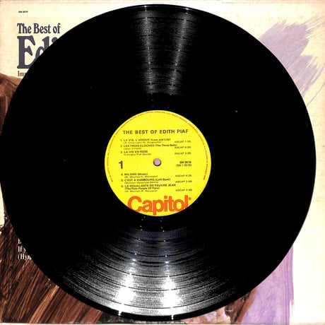 エディット・ピアフ Edith Piaf / The Best Of Edith Piaf（LPレコード）