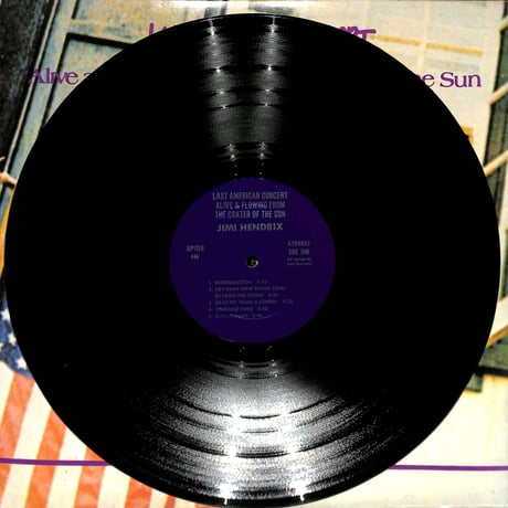 ジミ・ヘンドリックス  Jimi Hendrix / Last American Concert（LPレコード）