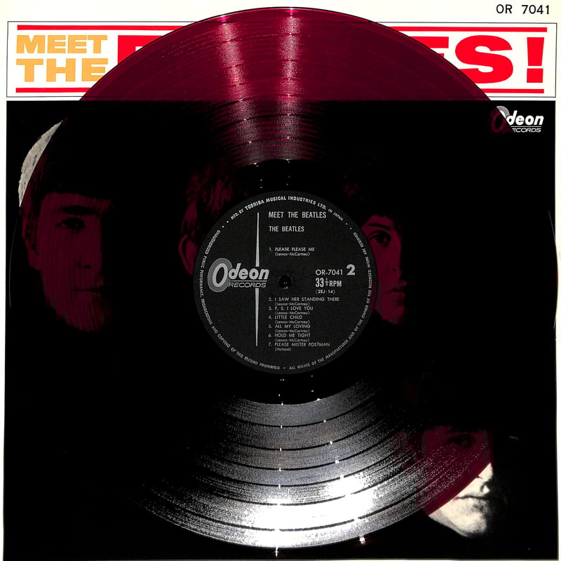 ビートルズ / MEET THE BEATLES! [※国内盤,品番:OR 7041,赤盤］