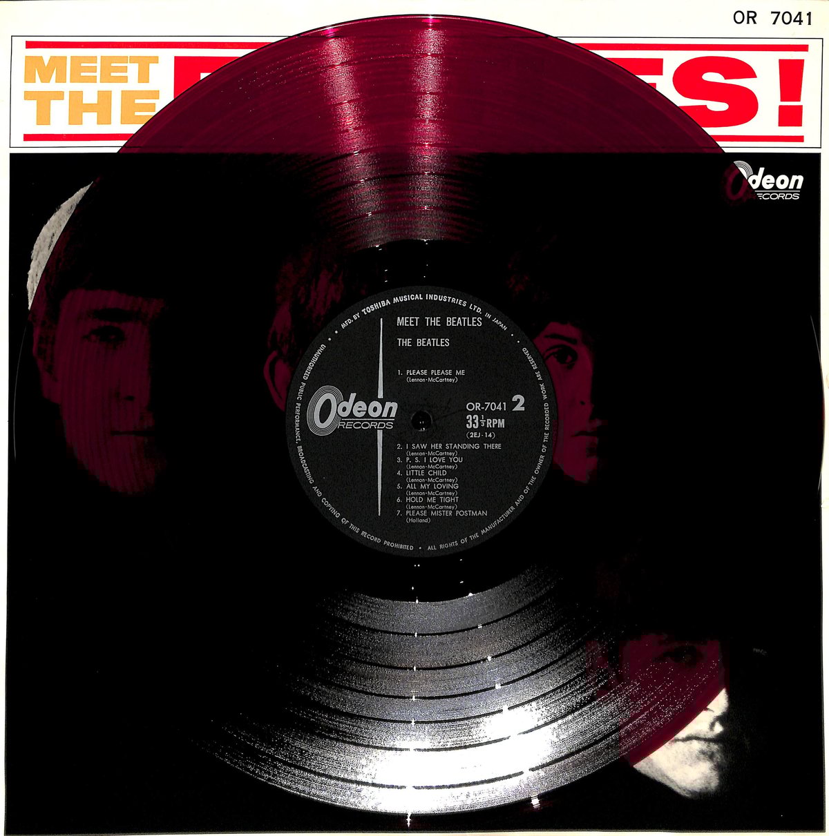 ビートルズ LP　MEET THE BEATLES!　水色V帯　OR-7041 OC05MjkyLmpwZWc.jpeg