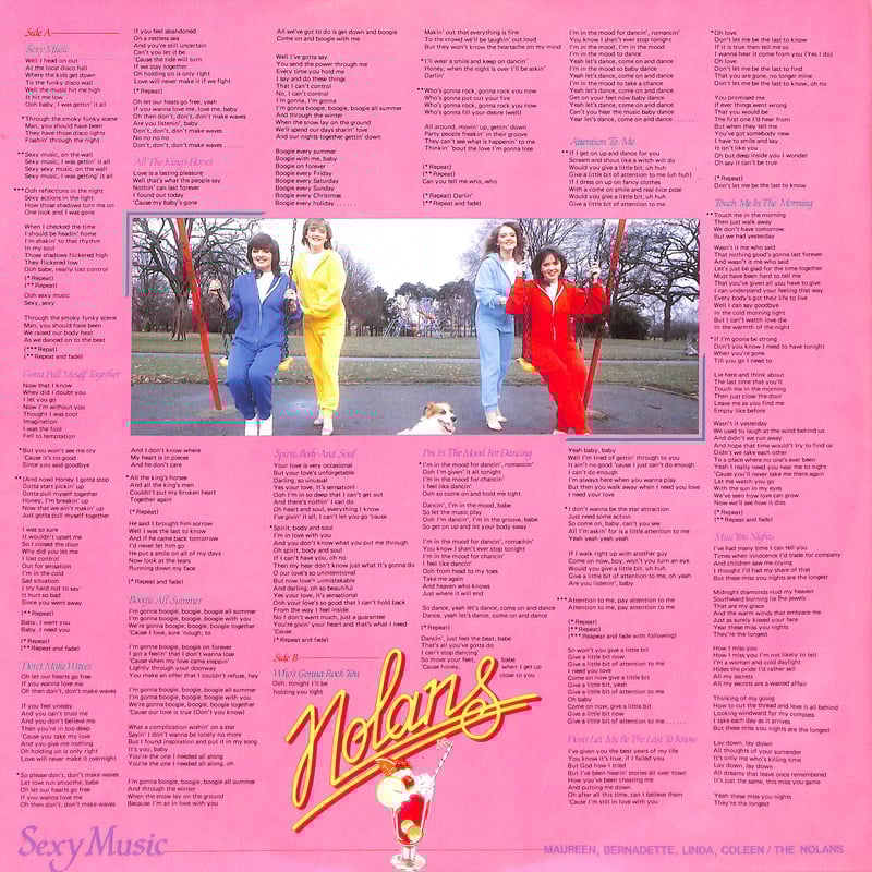 ノーランズ / セクシー・ミュージック [※国内盤,品番:28・3P-266 ノーランズ / セクシー・ミュージック [※国内盤,品番:28・3P-266