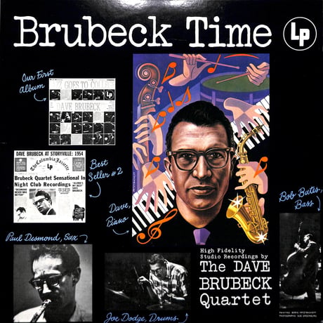 デイブ・ブルーベック・カルテット / Brubeck Time [※国内盤,品番:SOPZ-13］(LPレコード)