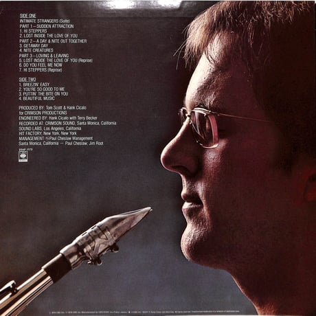 トム・スコット / Intimate Strangers［※国内盤,品番:25AP 1173］(LPレコード)