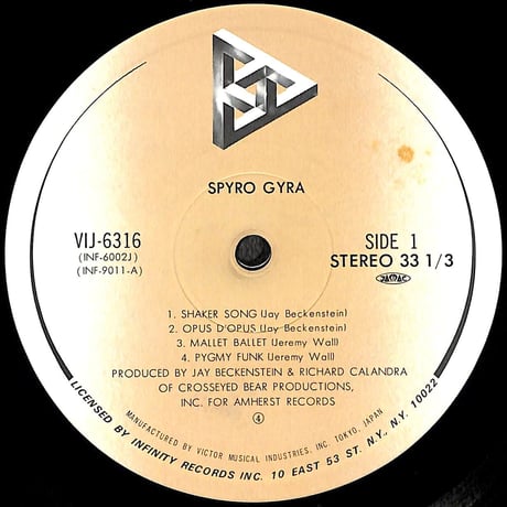 スパイロ・ジャイラ / スパイロ・ジャイラ [※国内盤,品番:VIJ-6316］(LPレコード)