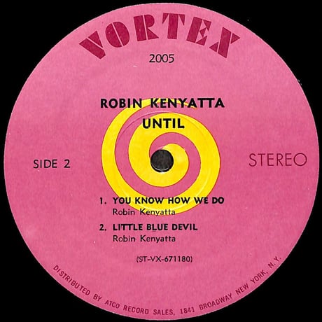 ロビン・ケニヤッタ / Until [※輸入盤,生産国:US,品番:2005］(LPレコード)