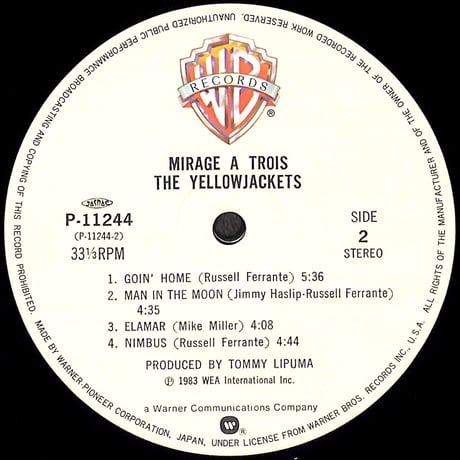 イエロージャケッツ / マリブの旋風 [※国内盤,品番:P-11244］(LPレコード)