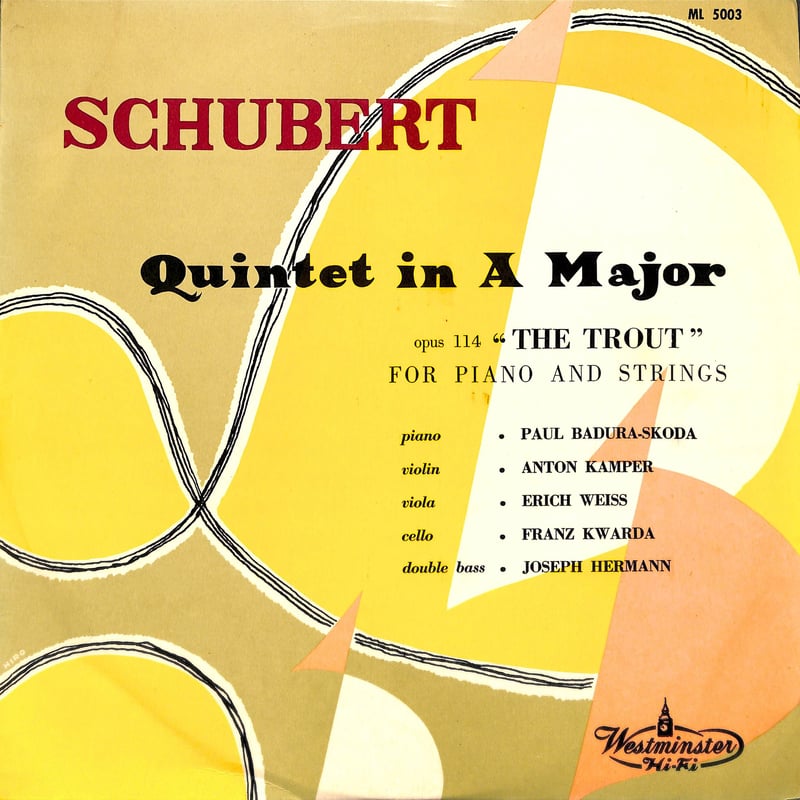 フランツ・シューベルト / 五重奏曲イ長調作品114「鱒」 [※国内盤,品番