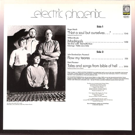 エレクトリック・フェニックス / Electric Phoenix [※輸入盤,生産国:Germany,品番:WER 60094］(LPレコード)