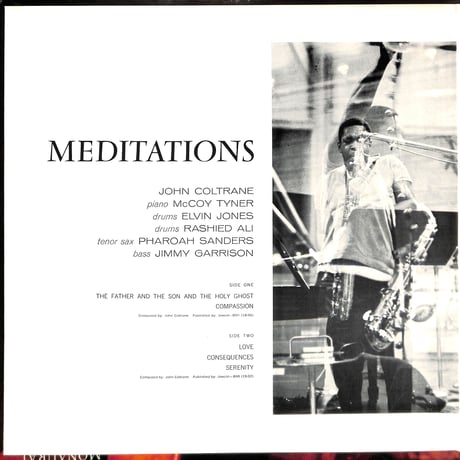 ジョン・コルトレーン / Meditations [※輸入盤,生産国:US,品番:A-9110］(LPレコード)