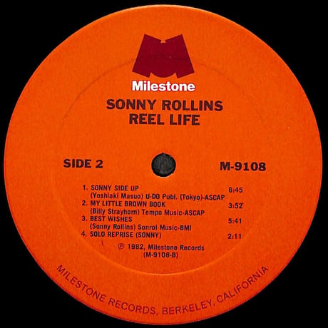 ソニー・ロリンズ / Reel Life［※輸入盤,生産国:US,品番:M-9108］(LPレコード)