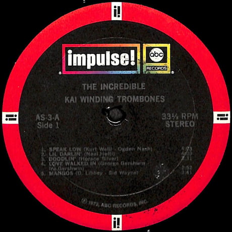 カイ・ウィンディング / The Incredible Kai Winding Trombones [※輸入盤,生産国:US,品番:A-3］(LPレコード)