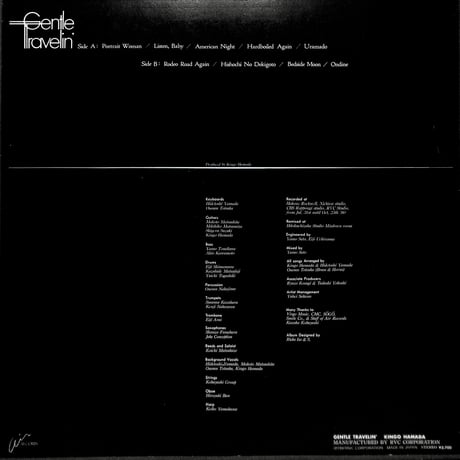 濱田金吾 / Gentle Travelin' [※国内盤,品番:RAL-8502］(LPレコード)