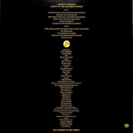 ジョージ・ハリスン / Living In The Material World [※国内盤,品番:EAP-80840］(LPレコード)