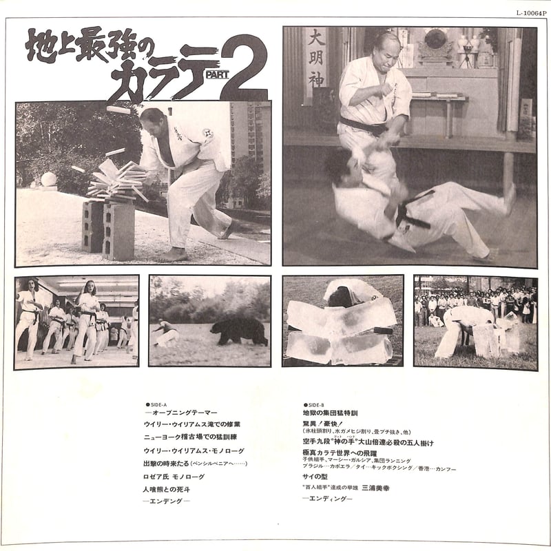 地上最強のカラテ Part 2 [※国内盤,品番:L-10064P］(LPレコード) | Bo