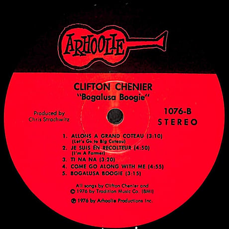 クリフトン・シェニエ / Bogalusa Boogie［※輸入盤,生産国:US,品番:1076］(LPレコード)