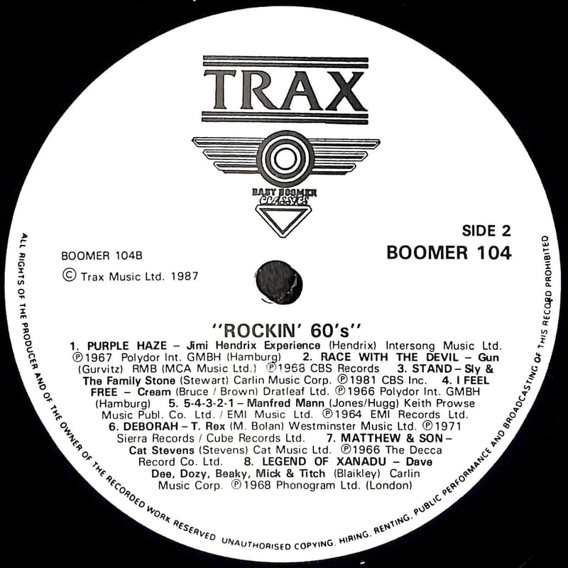 Baby Boomer Classics Rocking Sixties [※輸入盤,生産国: