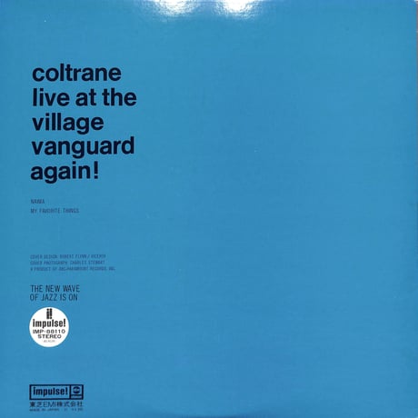 ジョン・コルトレーン / Live At The Village Vanguard Again!［※国内盤,品番:IMP-88110］(LPレコード)