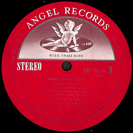 ピエール・デルヴォー / サン=サーンス/交響詩集 [※国内盤,品番:EAC-70230］(LPレコード)