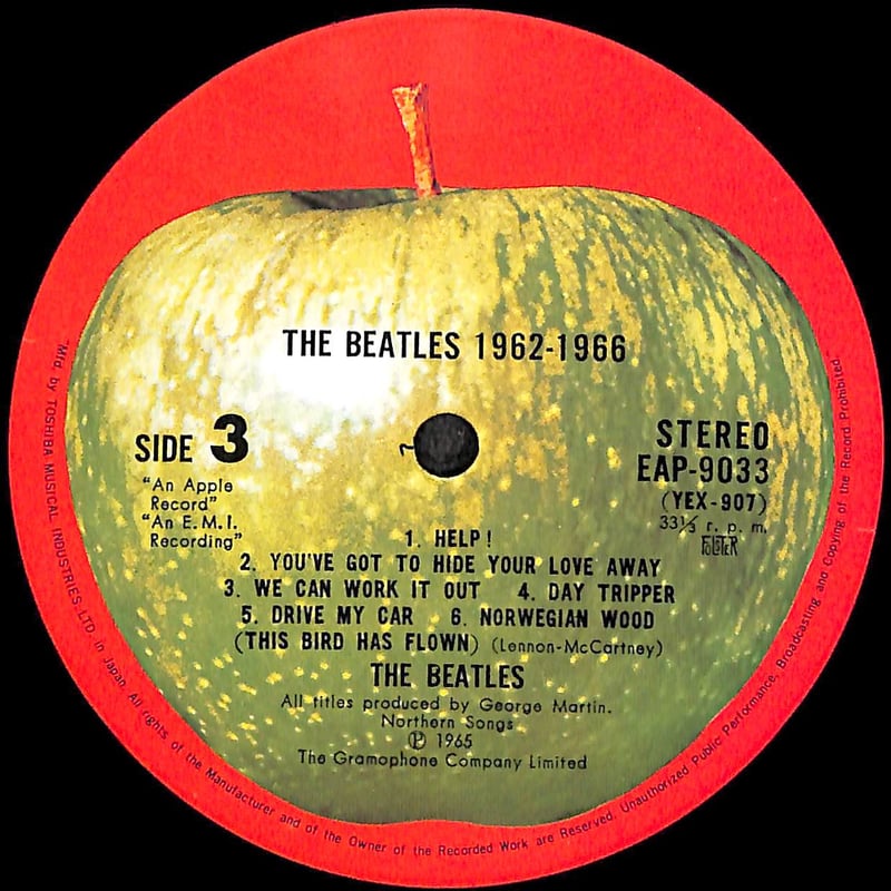 ザ・ビートルズ / 1962-1966 [※国内盤,品番:EAP-9032B,2枚組］[ポスタ