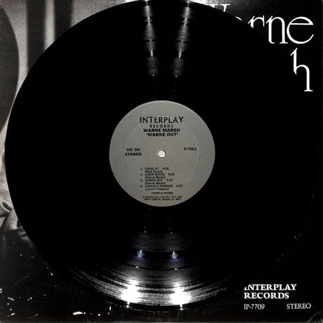 ウォーン・マーシュ /  Warne Out (1977 USプレス)（LPレコード）