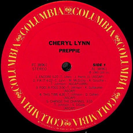 シェリル・リン / Preppie [※輸入盤,生産国:US,品番:FC 38961］(LPレコード)