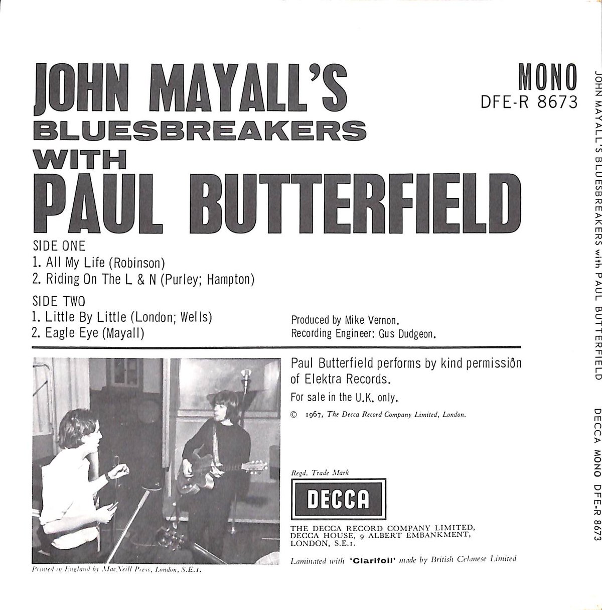 ジョン・メイオール&ザ・ブルースブレイカーズ with ポール・バター