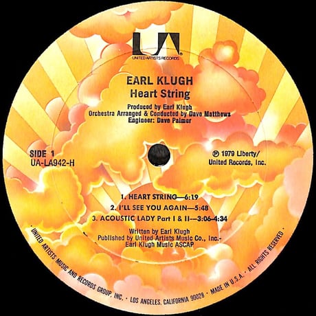 アール・クルー / Heart String [※輸入盤,生産国:US,品番:UA-LA942-H］(LPレコード)