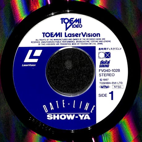 Show-Ya / デート・ライン [発売年:1987年][※品番:FV040-1028](Laser Disc)