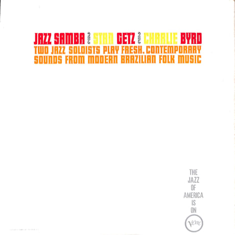 スタン・ゲッツ,チャーリー・バード / ジャズ・サンバ [※国内盤,品番:MV 2089］(LPレコード)