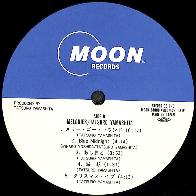 山下達郎 / Melodies [※国内盤,品番:MOON-28008］(LPレコード) | 