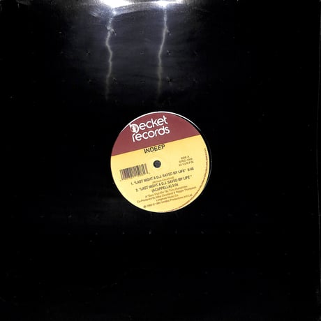 インディープ / Last Night A D.J. Saved My Life [※輸入盤,生産国:US,品番:SPEC-1508］[未開封品](LPレコード)