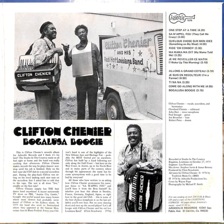 クリフトン・シェニエ / Bogalusa Boogie［※輸入盤,生産国:US,品番:1076］(LPレコード)